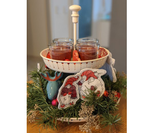 VORFREUDE Türchen Stickserie - ITH Stecker Winter Gnomes